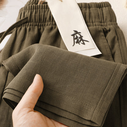 Unisex Casual Summer Linen Pants